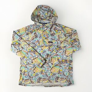 Patagonia Hooded Anorak Pullover Jacket Abstract Print Men's Medium